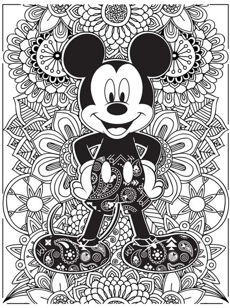 disney adult coloring pages